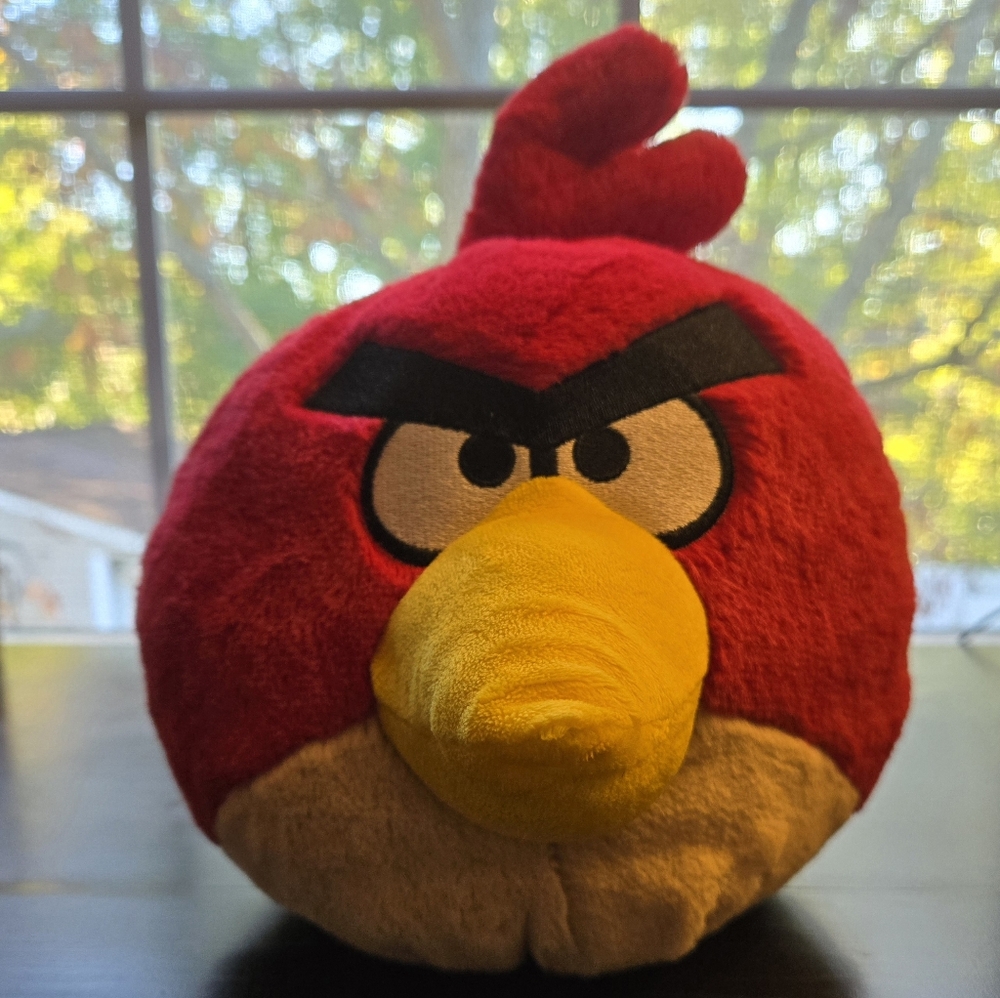 Angry Bird Red Mighty Mojo 2010 Commonwealth Stuffed Plush Toy